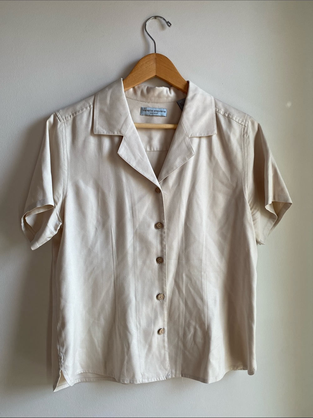 Vintage Valerie Steven’s 100% Silk Button Down Blouse